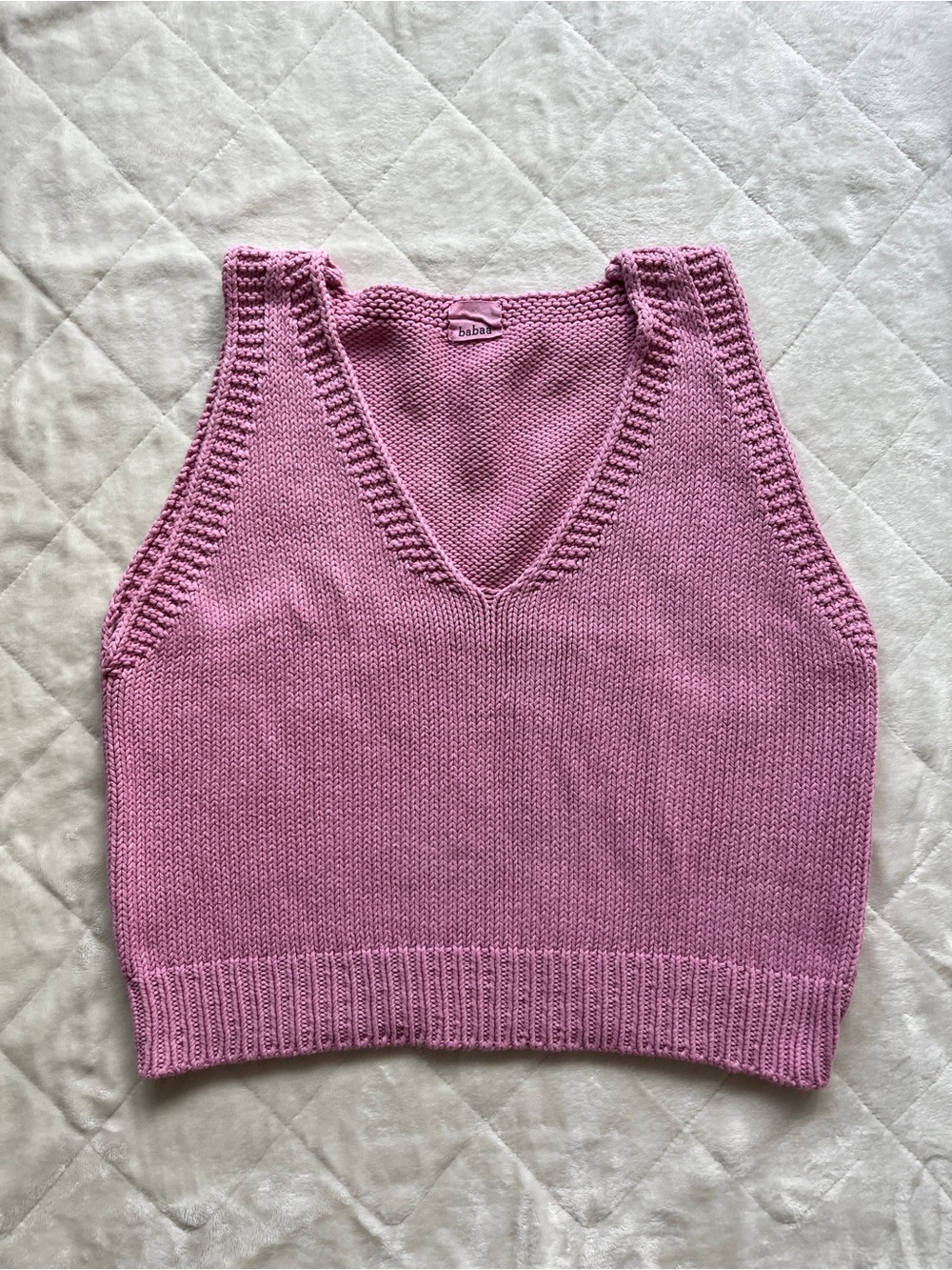 babaa no. 24 Pink Vest